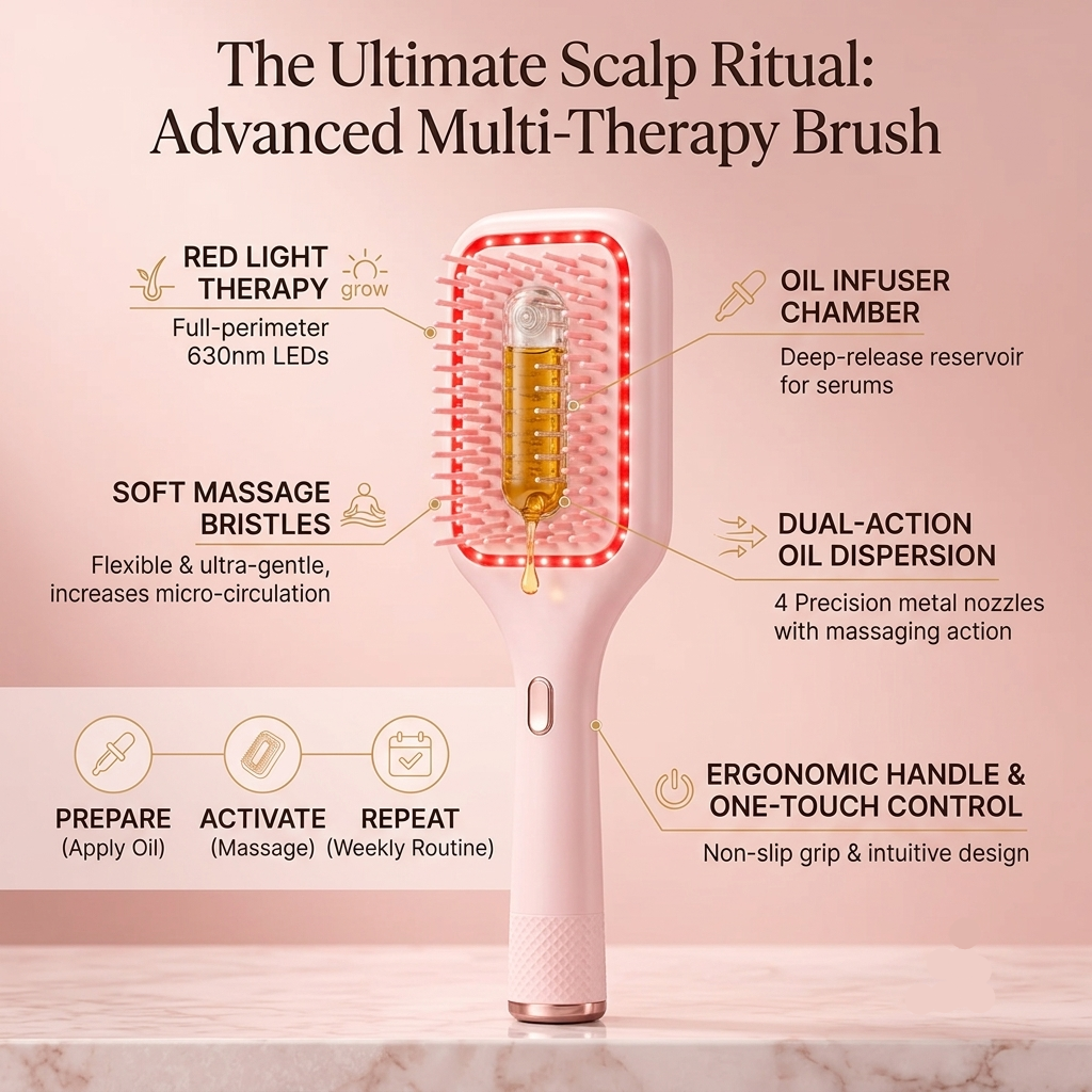 Lumilux Glow Therapy Hair brush